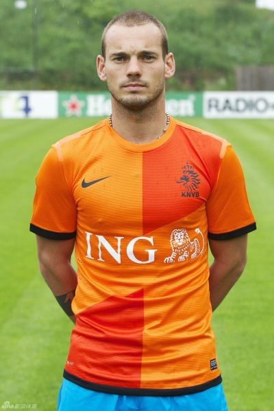 Tiền vệ kiến thiết Wesley Sneijder - chân chuyền lợi hại nhất của đội tuyển Hà Lan